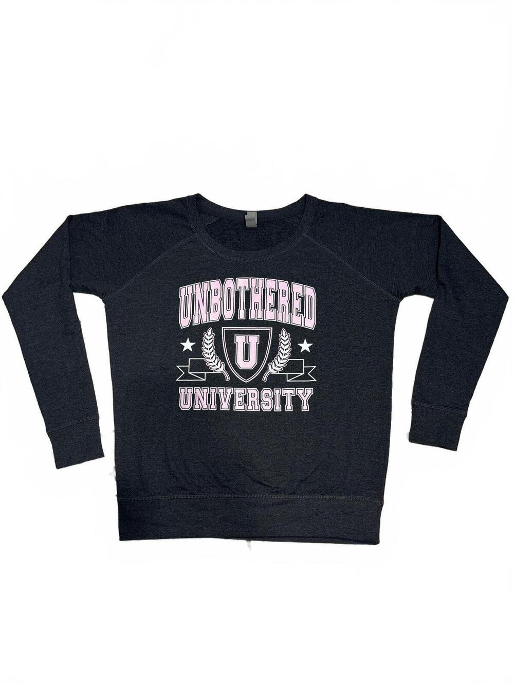 Ladies Large Unbothered University Sweatshirt